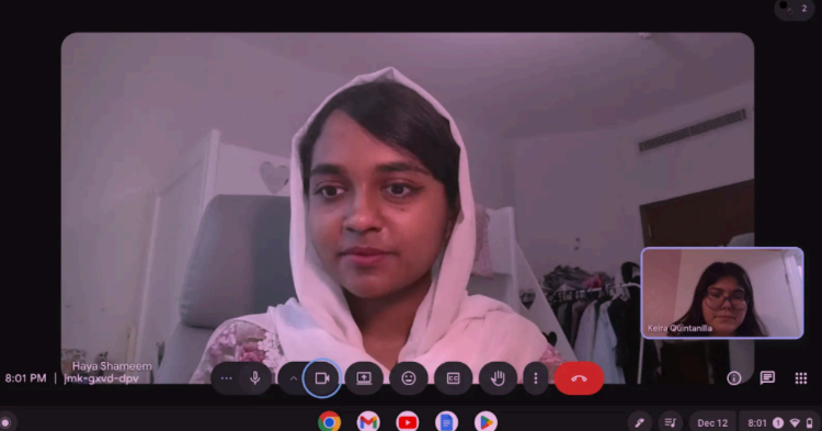 Climate tutoring session